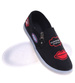 Zamszowe trampki slip on z ustami /E10-3 8422 S192/