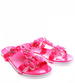 Wodoodporne basenowo plażowe klapki damskie Fuksja /C5-1 16299 S085/