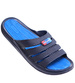 Plażowe wodoodporne granatowo niebieskie klapki męskie /G1-1 16533 T125/