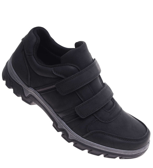 Męskie buty trekkingowe na rzepy /E7-3 18187 T480/