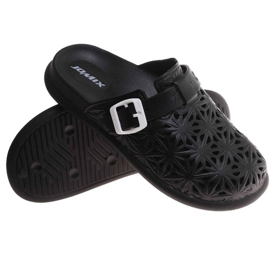 Klapki damskie Ażurowe buty na plażę Czarne /H2 17854 G008/