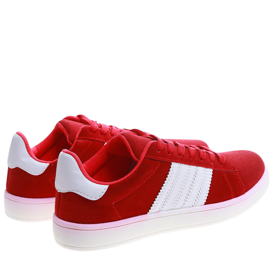 Czerwone klasyczne tenisówki halówki chłopięce /G8-2 17415 T232/