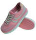 Różowe wiązane sneakersy buty sportowe /B1-2 17888 T688