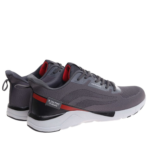 Sznurowane męskie buty sportowe Duże rozmiary /G4-1 17995 T693/