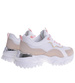 Damskie sneakersy na platformie Beżowe /E5-3 10621 S439/