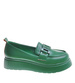 Zielone półbuty oxfordy na platformie 12310 /A10-3 2052-207 T695/