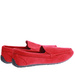 Wsuwane męskie czerwone półbuty mokasyny /D6-3 15632 T250/
