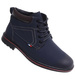 Ocieplane zimowe botki męskie Granatowe /D5-1 18458 T389/