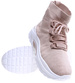 Wysokie wsuwane trampki damskie na platformie Khaki  //E8-1 15682 T184/