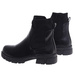 Czarne elastyczne dziewczęce botki ocieplane /E6-2 18339 T3/