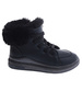 Ocieplane botki jak trampki czarne /A9-2 15027 S394/