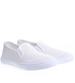 Białe wsuwane ażurowe tenisówki slip on /F2-2 15641 T184/