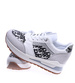 Białe trampki sneakersy na niskim koturnie /F1-3 13928 T299/