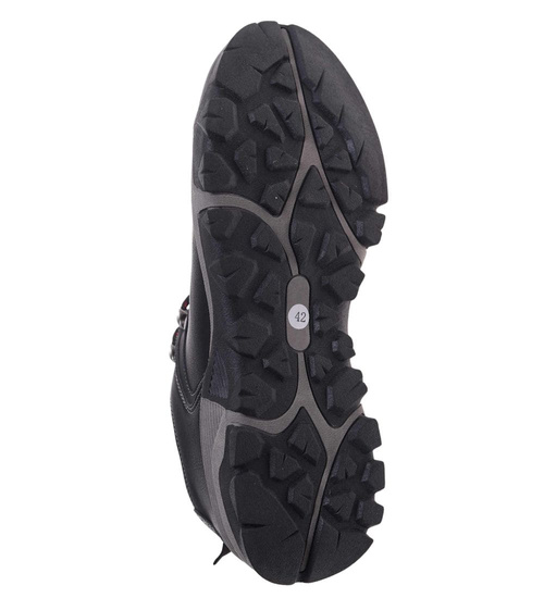 Czarne męskie buty trekkingowe /E5-2 18200 T405/
