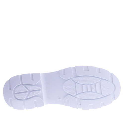 Wysokie trampki na grubym spodzie Liliowe /G12-2 12584 T294/