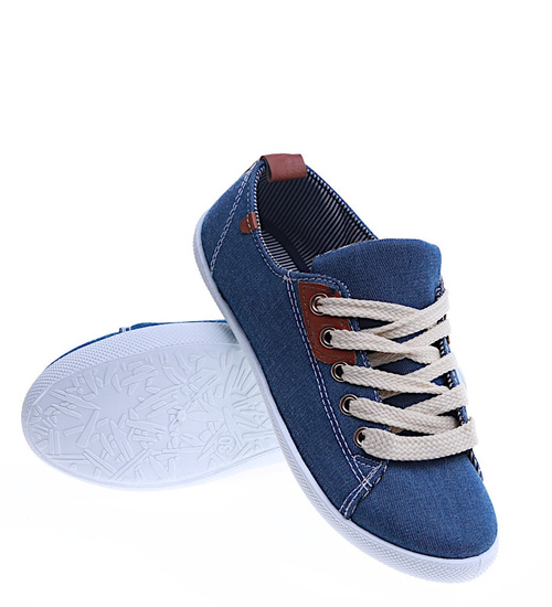 Granatowe dziecięce trampki /C2-1 13787 T191/