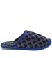 Granatowe kapcie chłopięce z miękkiego materiału /G9-1 16185 T00-3/