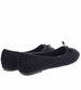 Czarne koronkowe baleriny /E3-2 16606 T8-61/
