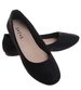 Czarne klasyczne baleriny damskie /A10-2 H2 4566 S087/