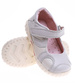 Szare dziecięce półbuty zapinane na rzepy /D7-2 4957 T098/