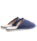 Męskie domowe kapcie ze skóry zamszowej Granatowe /G1-1 7892 S195/