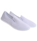 Białe materiałowe tenisówki slip on /C5-2 17772 T280/