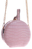 Mała torebka usztywniana Różowa /H2-K47 TB131 S169/