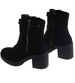Czarne botki trapery na obcasie /G2-3 18225 W430/