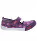 Dziewczęce wycięte fioletowe tenisówki z rzepem /F10-1 16888 T1-6/