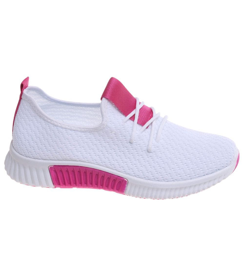 Damskie białe buty sportowe w dużym rozmiarze /A5-3 18108 T281/