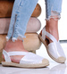 Błyszczące wsuwane espadryle damskie /G1-2 16222 G122/