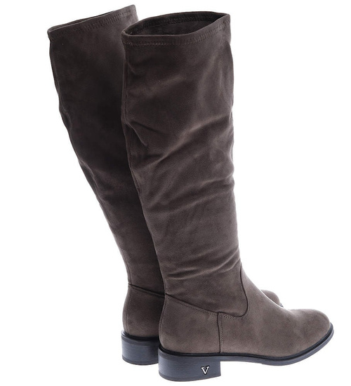 Oliwkowe kozaki oficerki /B5-3 15000 T583/