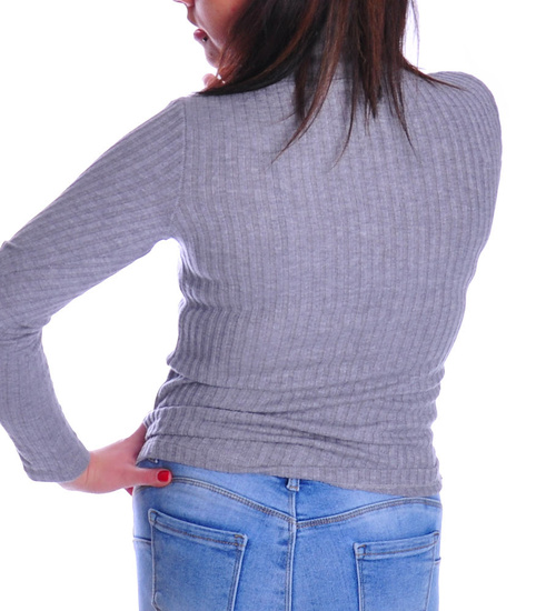 Jasno szary golf damski /F9-1 UB329 T076/