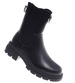 Czarne wysokie botki damskie sztyblety /K3-2 H2 18549 W18-45/