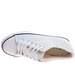 Białe trampki sneakersy na niskim koturnie /G8-1 16615 T096/