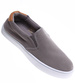 Szaro brązowe męskie trampki slip on /B6-2 16515 T286/