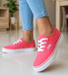 Różowe niskie tenisówki damskie z tkaniny /D5-2 H2 16192 G056/