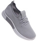 Wsuwane ażurowe szare buty sportowe /A9-2 17988 T281/