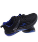 Sznurowane męskie czarno niebieskie buty sportowe /A2-1 18067 T286/
