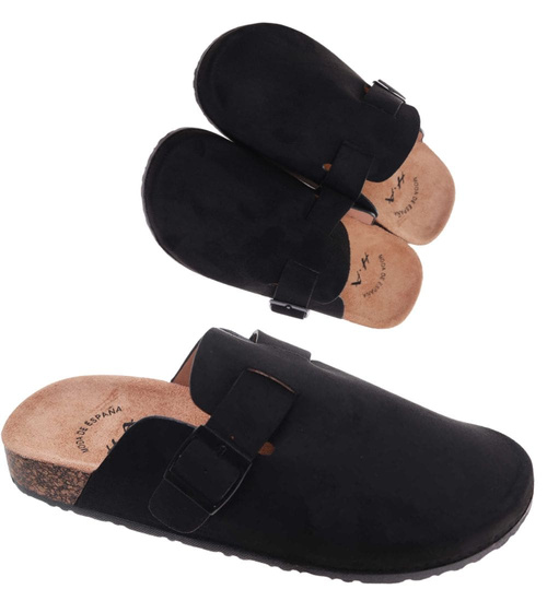 Czarne kryte klapki profilowane /C3-3 17729 W2/