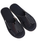 Skórzane domowe klapki kapcie Czarne /G4-1 14975 S194/