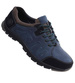 Granatowe sznurowane obuwie trekkingowe /E10-2 18036 T386/