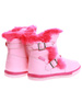 Botki ocieplane różowe dziewczęce G8-2 17004 T290/