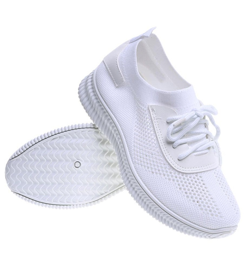 Wsuwane ażurowe buty sportowe damskie /B4-2 15716 T244/