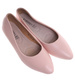 Cieliste baleriny damskie gładkie /J5-1 18626 W55/