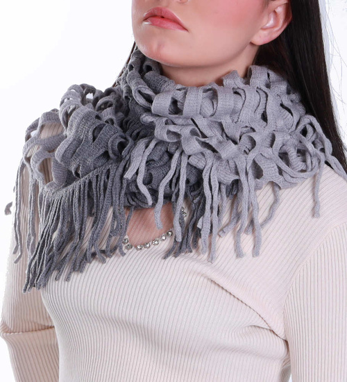 Szary szal komin apaszka /H2-K67 S27 T0/