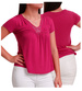 Fuksjowa koszulka bluzka damska /H2-K57 UB961 S0/