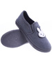 Ciemno szare wsuwane trampki slip on z króliczkiem /A1-2 15763 T141/