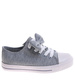 Szare dziewczęce trampki z kokardą /B4-2 16783 T184/