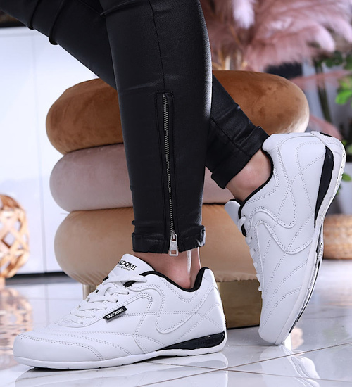 Sportowe białe buty damskie /G9-3 13999 S354/